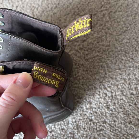 Vintage Dr. Martens Dark Brown Ankle Boots - Picture 4 of 5